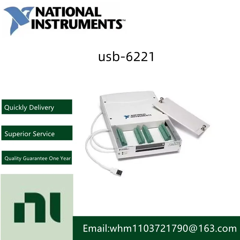 

Карта сбора данных NI USB-6221 779808 -10 с блоком питания и USB-кабелем.