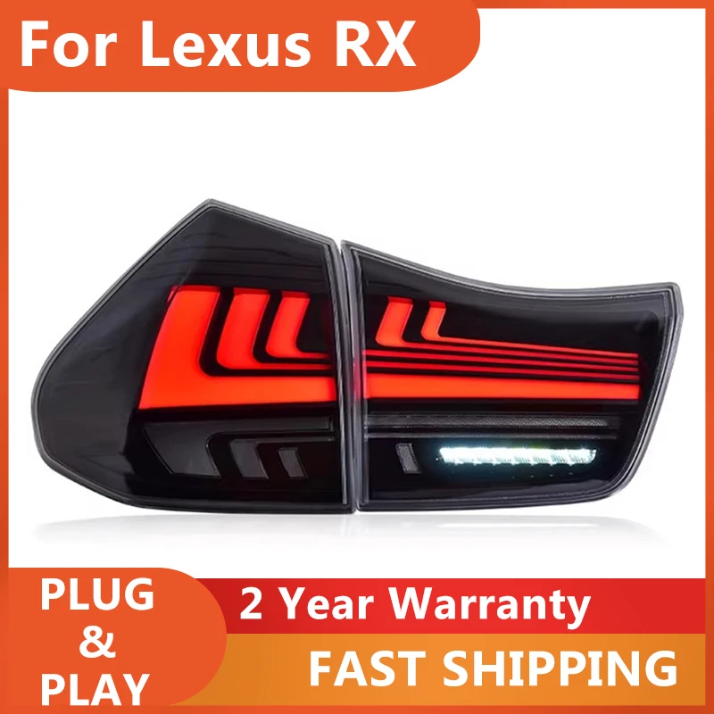 Car Accessories for Lexus RX Taillamp 2004-2008 RX330 Tail Light RX300 RX350 RX400 DRL+Brake+Turn Signal+Reversing+Fog