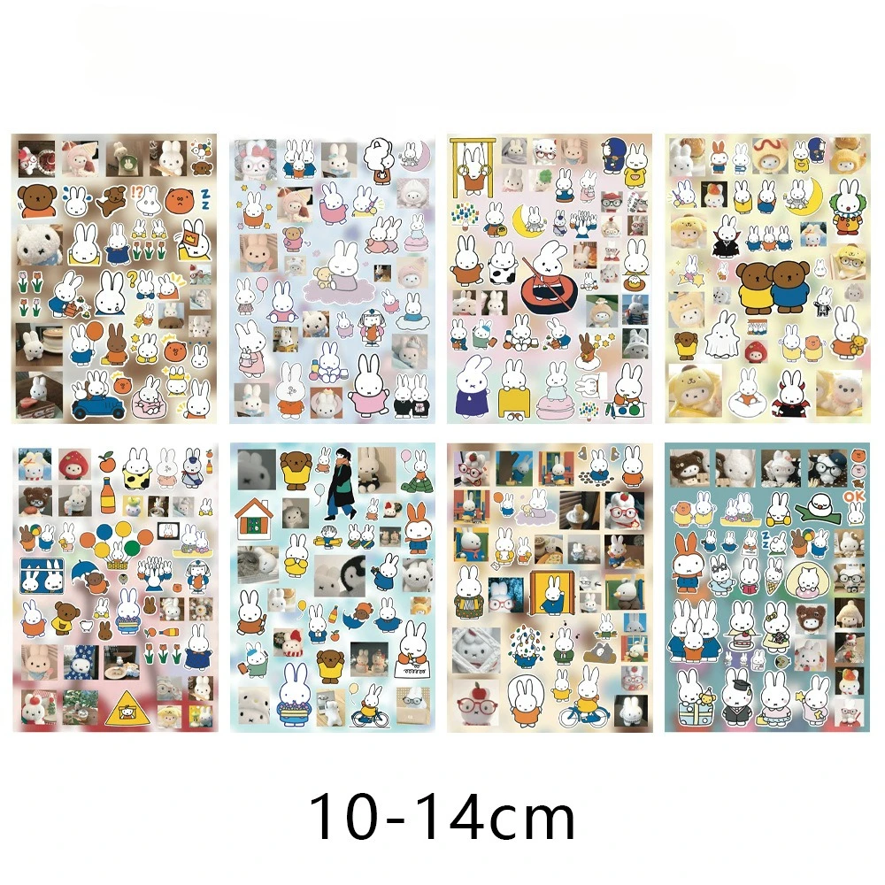 Laptop Accessories All In One - Libro de pegatinas de Miffy Bunny,
