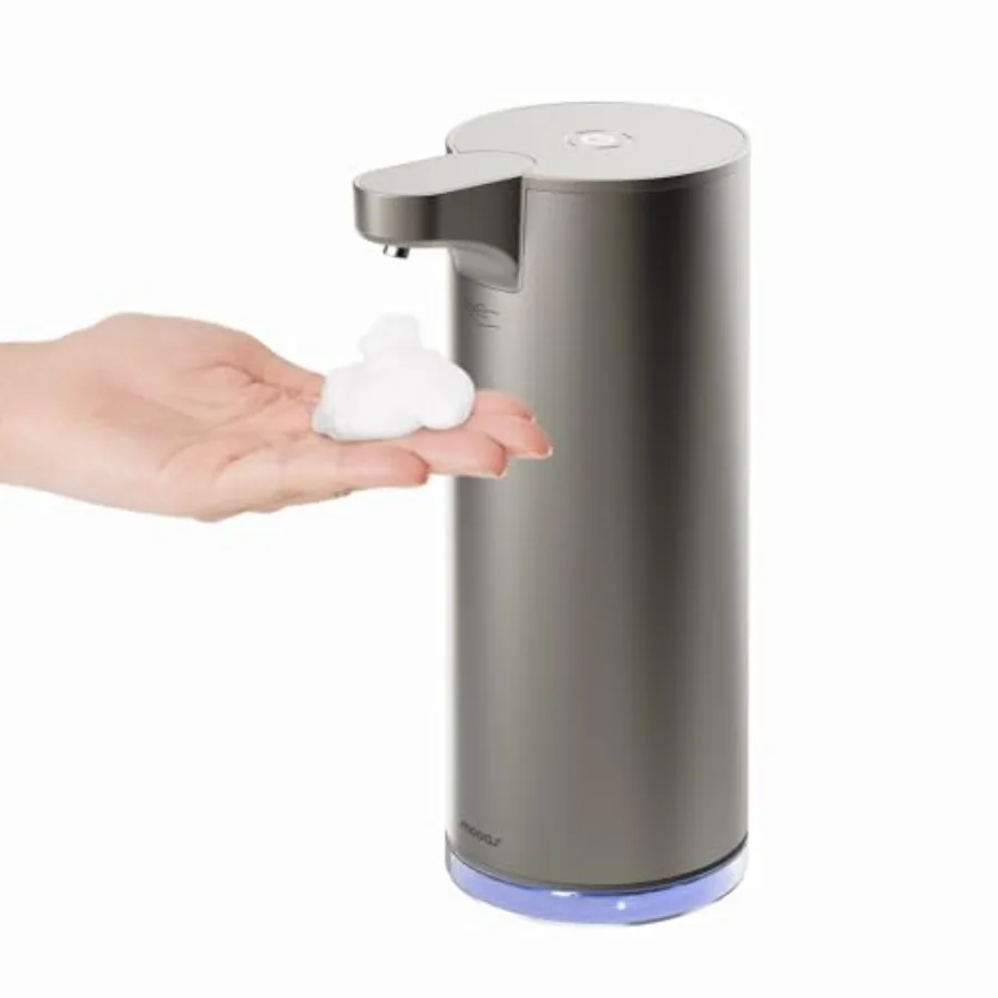 

Automatic Foaming Soap Dispenser - Stainless Steel, Touchless, Rechargeable, Hands Free, 9.4oz