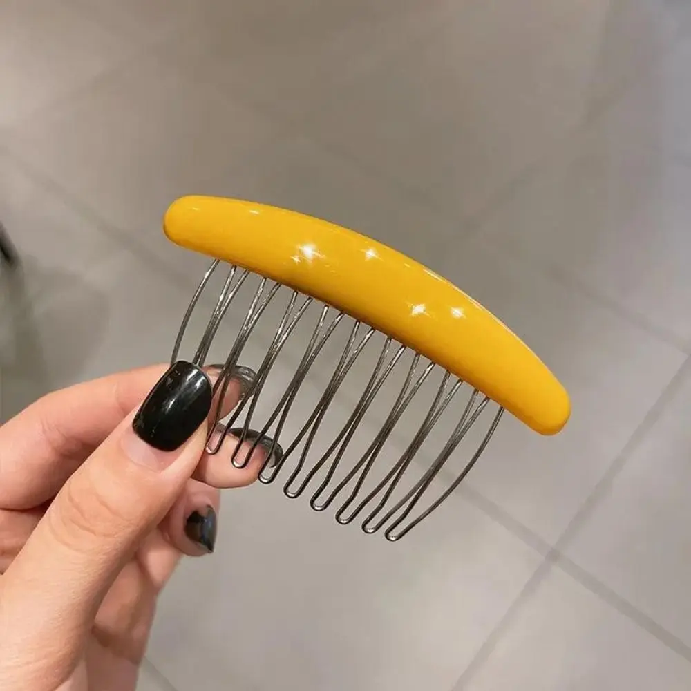

Hair Comb Hair Comb Hairpin Candy Color Hair Clip Side Clip Hair Comb Clip Korean Style Headwear Barrettes Broken Hair Clip
