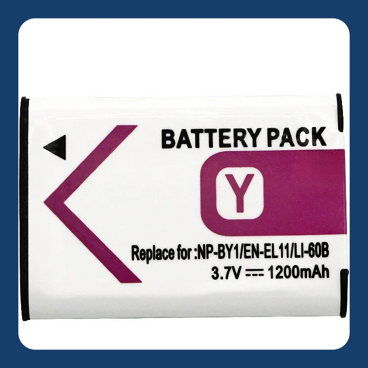 8PCS/10PCS1200mAh EN-EL11/NP-BY1/LI-60B Multi-Brand Battery for Nikon Digital Camera - Universal Rechargeable Li-ion Replacement