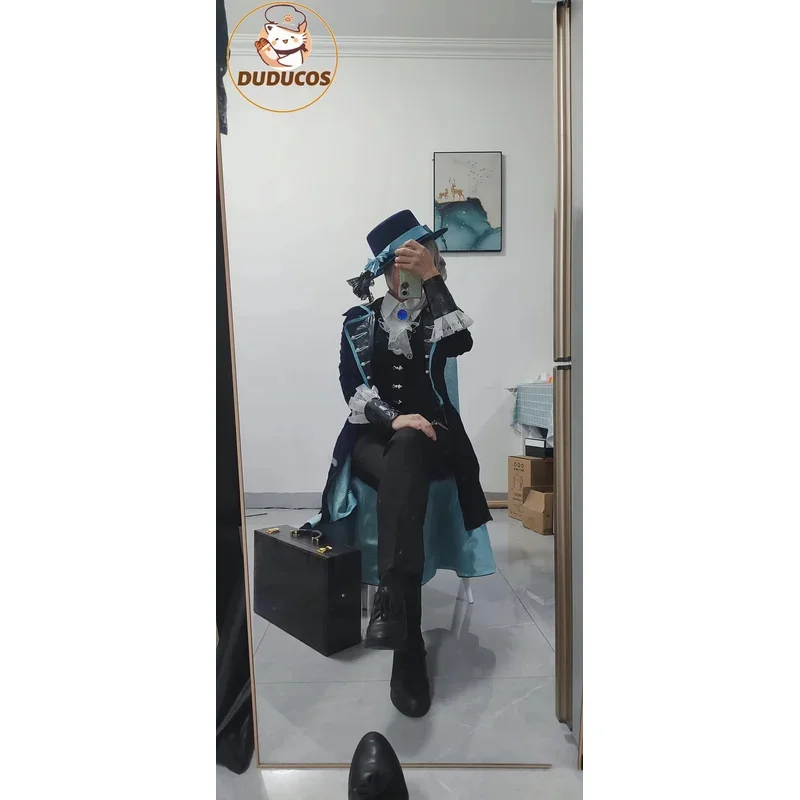 DUDU-SR Vertin Cosplay Costume Game Reverse:1999 Cosplay Women Costume Vertin Cosplay Hat Reverse:1999 Timekeeper Christmas