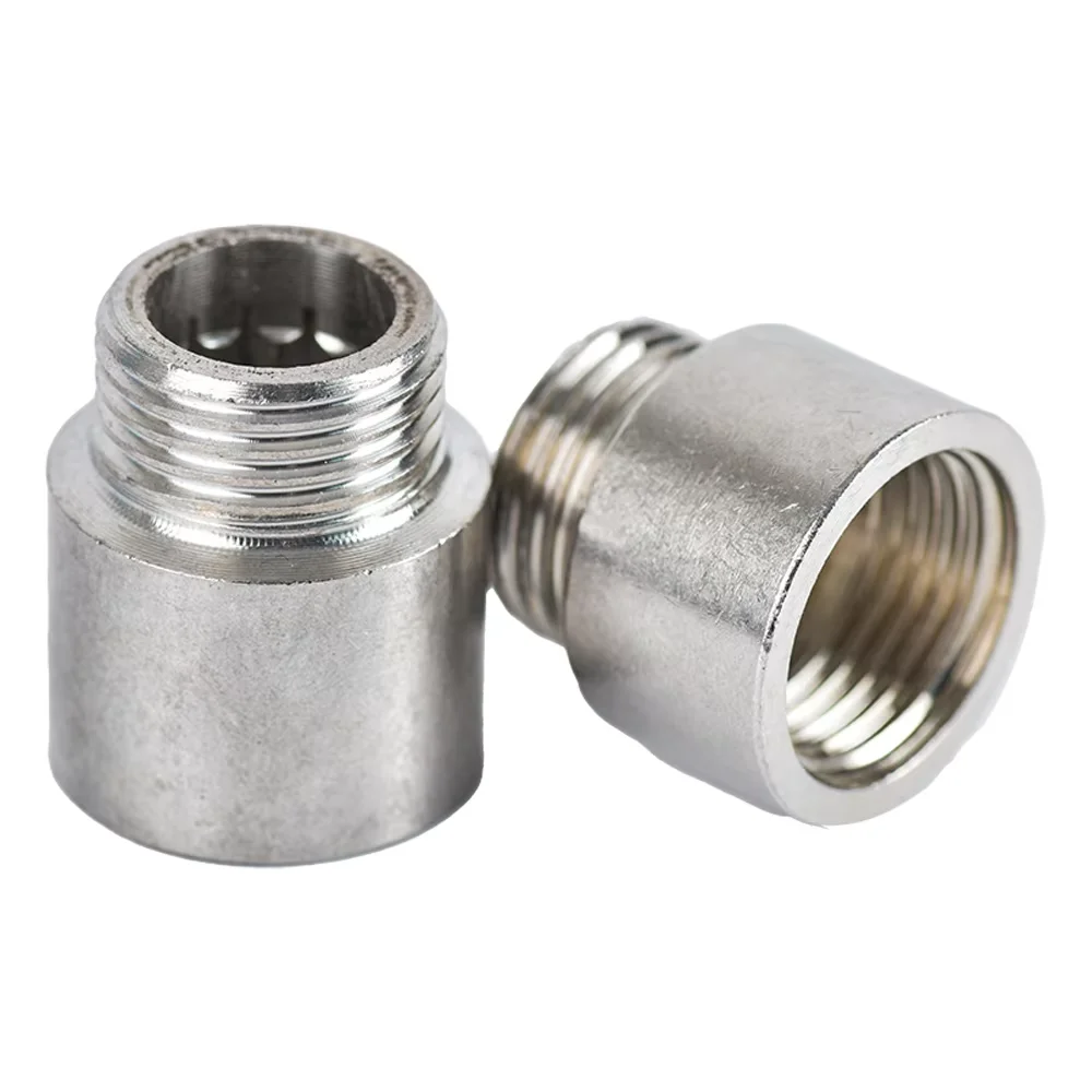 

Stainless Steel Hexagon Socket Extension Fittings 1/2'' BSP Male to Female Thread Straight Connector Water Pipe Parts
