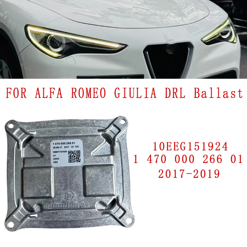 For Alfa Romeo Giulia 2017-2019 10eeg151924Headlight Driver Control Ballast Module OEM 147000026601