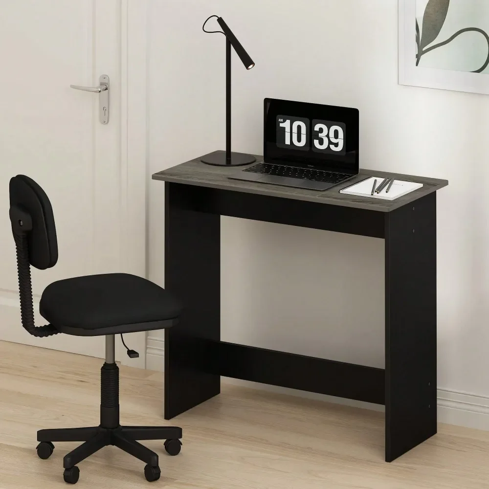 

Study Table Small Computer Desk Kids Reading Desks For Office, Home, Bedroom, French Oak Black