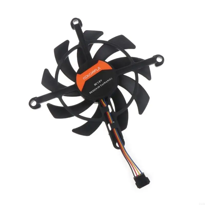 583D Graphics Card Cooling Fan for Colorful GeForce 3060 Ti RTX3060 4Pin 12V