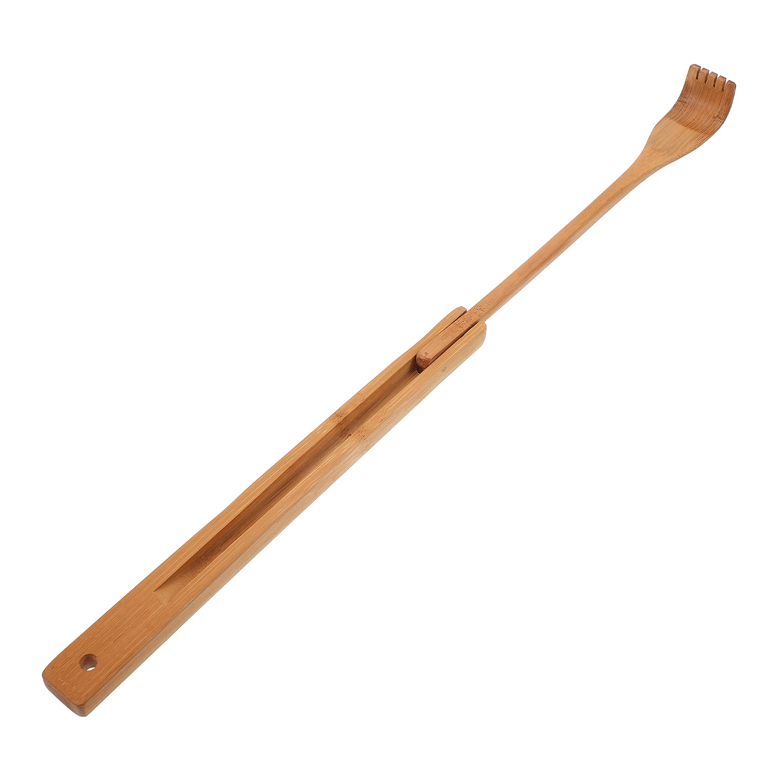 

1Pcs Handcrafted Bamboo Back Scratcher Portable Folding Massager Assorted Color Discoloration Smooth Edges