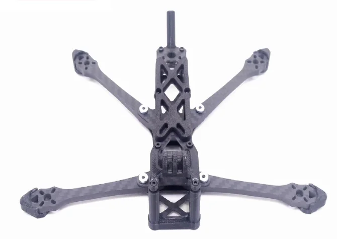 ROMA L4 F4 4INCH LR carbon fiber: T300 3K Frame Kit Light Weight 46.7g Car Frame Freestyle Frame suit for DIATONE