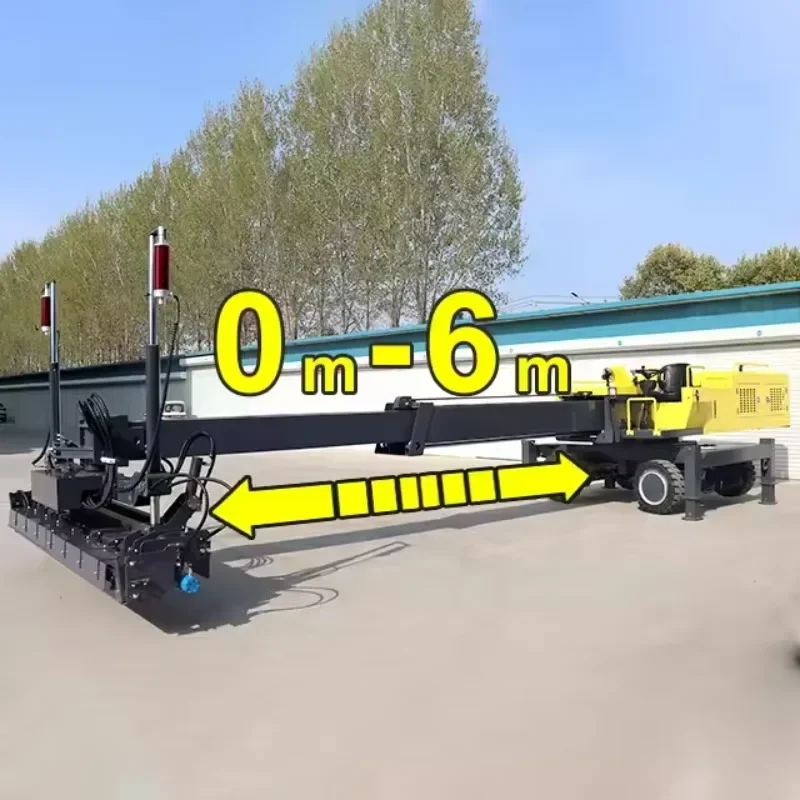 Beton Laser Screed Machine Leveler Beton Boom Laser Leveling Machine Bestrating Beton Laser Screed Machine Rwanda