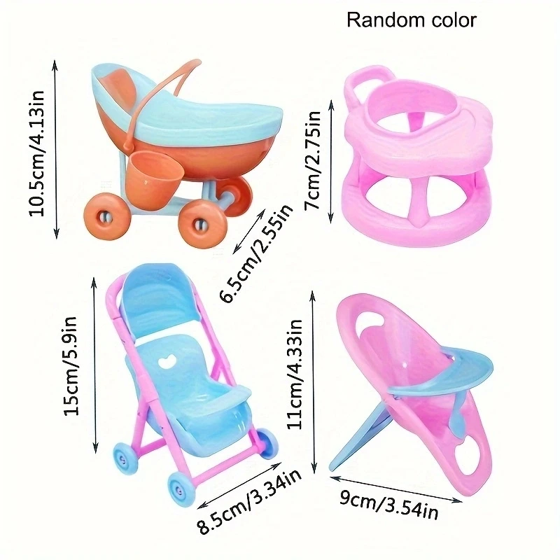 5in/13cm Kawaii Cute Black New Reborn Baby Dolls Educational Dolls Black Skin Black Hair With Cute Bow Headwear Birthday Gift