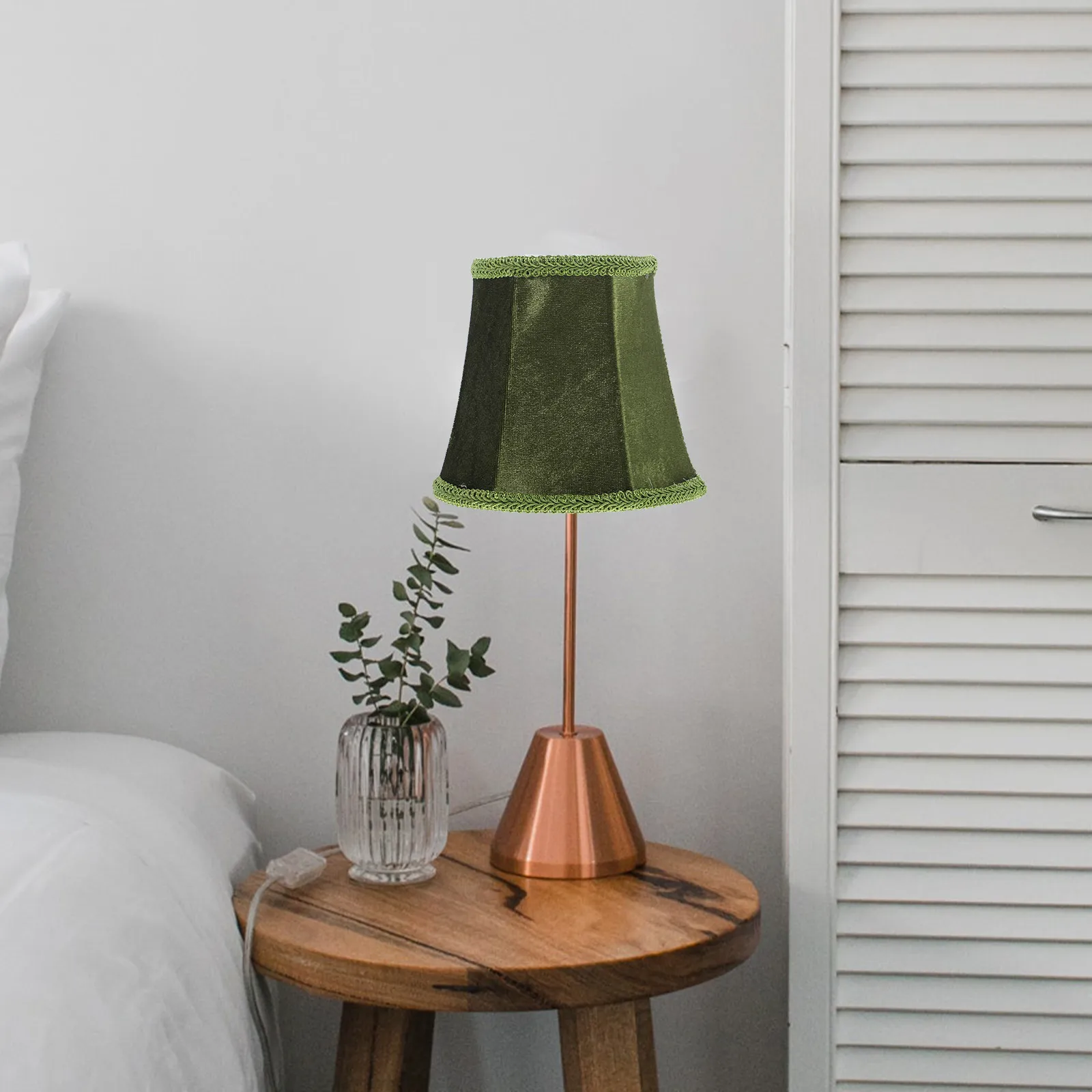 E14 Small Barrel Lampshade Retro Lamp Cover for Desk Lamp Wall Light Decorative Lighting Accessory