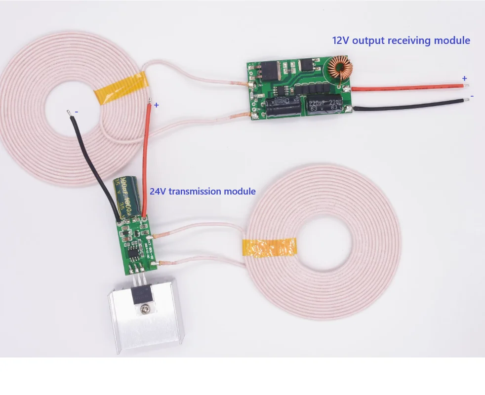 

12V3A high-power long-distance wireless power supply wireless charging module XKT801-43