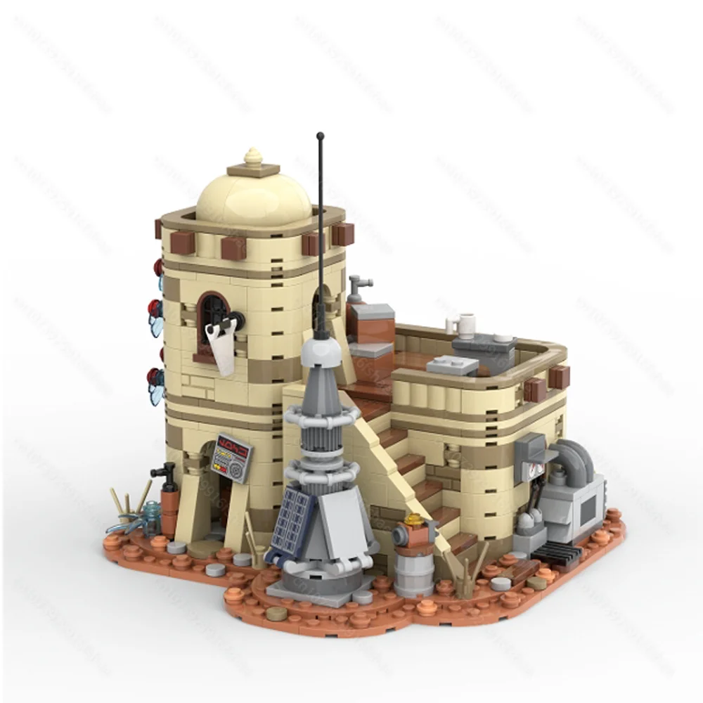 NEW 907PCS Famous star Movie Series MOC tatooine Desert Workshop Models creative ideas ChildrenToy Birthday Gift Building Blocks