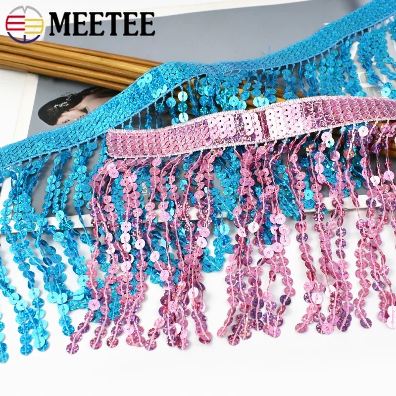 

2/4/9M 16cm Tassel Fringes Sewing Clothes Dress Christmas Home Decoration Curtains Fringe Lace Trim DIY Needlework Accessories