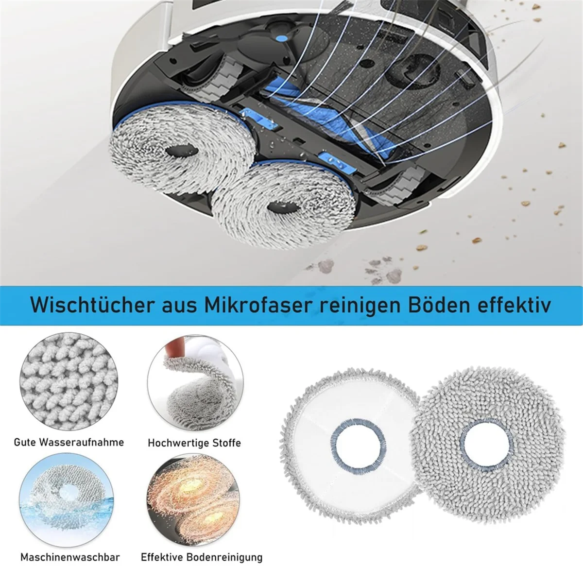 

Accessory Set for Ecovacs Deebot Robot Vacuum Cleaner Accessories