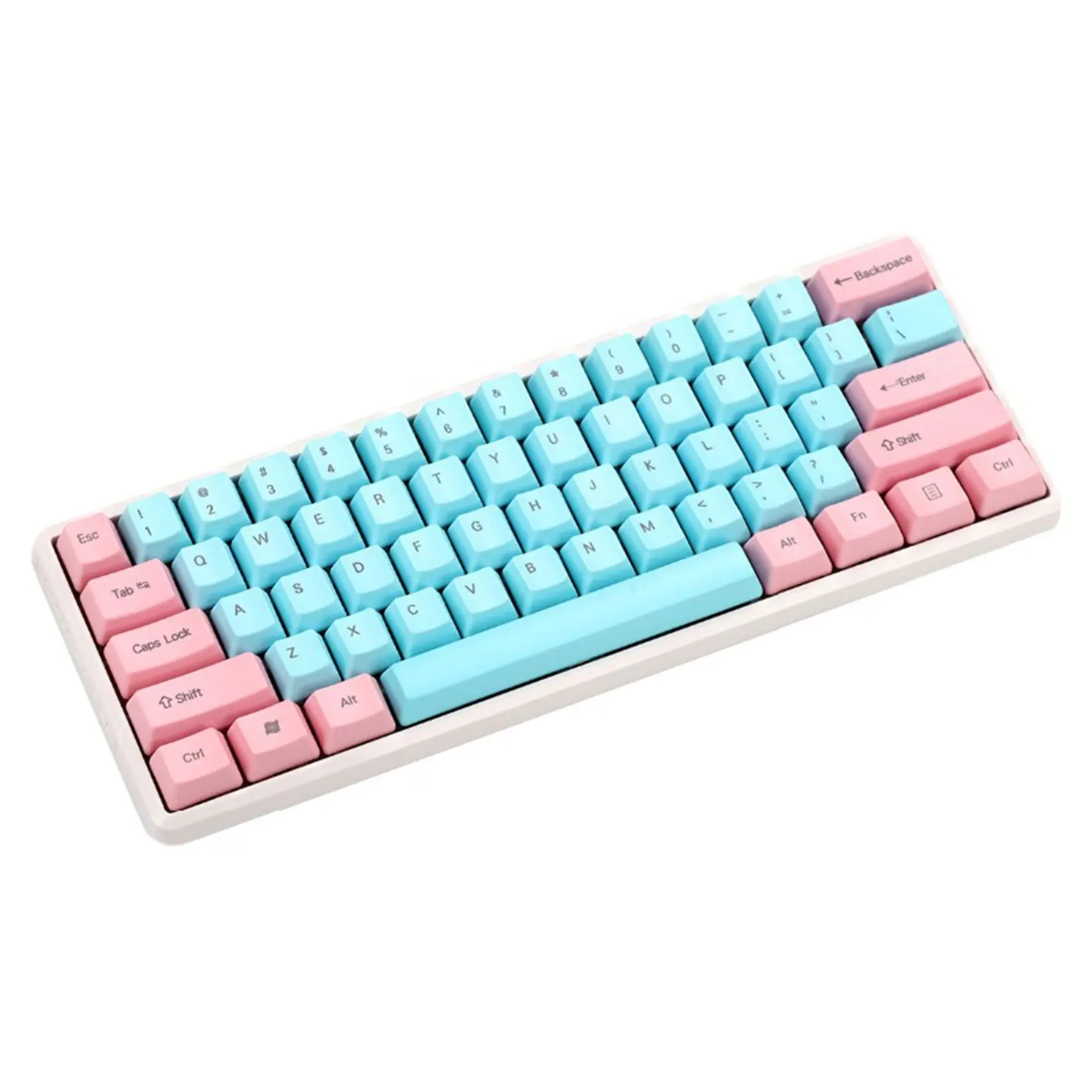 

OEM 61 87 104 Key Miami Color Keycap Laser Engraving Blank Thick PBT Keyset For MX Mechanical Keyboard DIY GK61 GK87 GK104
