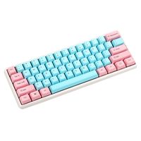 OEM 61 87 104 Key Miami Color Keycap Laser Engraving Blank Thick PBT Keyset For MX Mechanical Keyboard DIY GK61 GK87 GK104