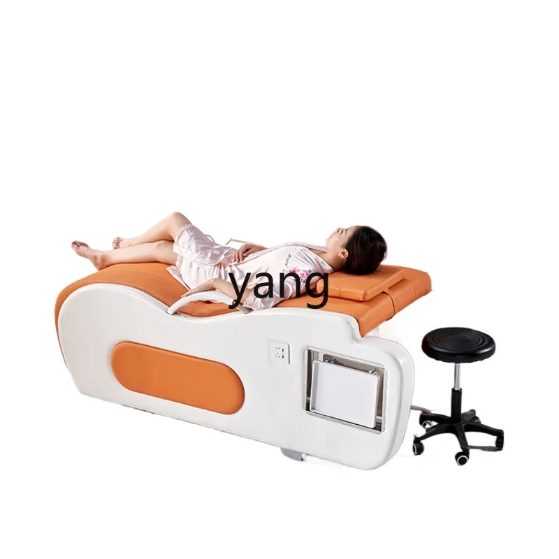 

LMM Facial Bed Solid Wood Tattoo Embroidery for Beauty Salon Ear Cleaning Massage Bed