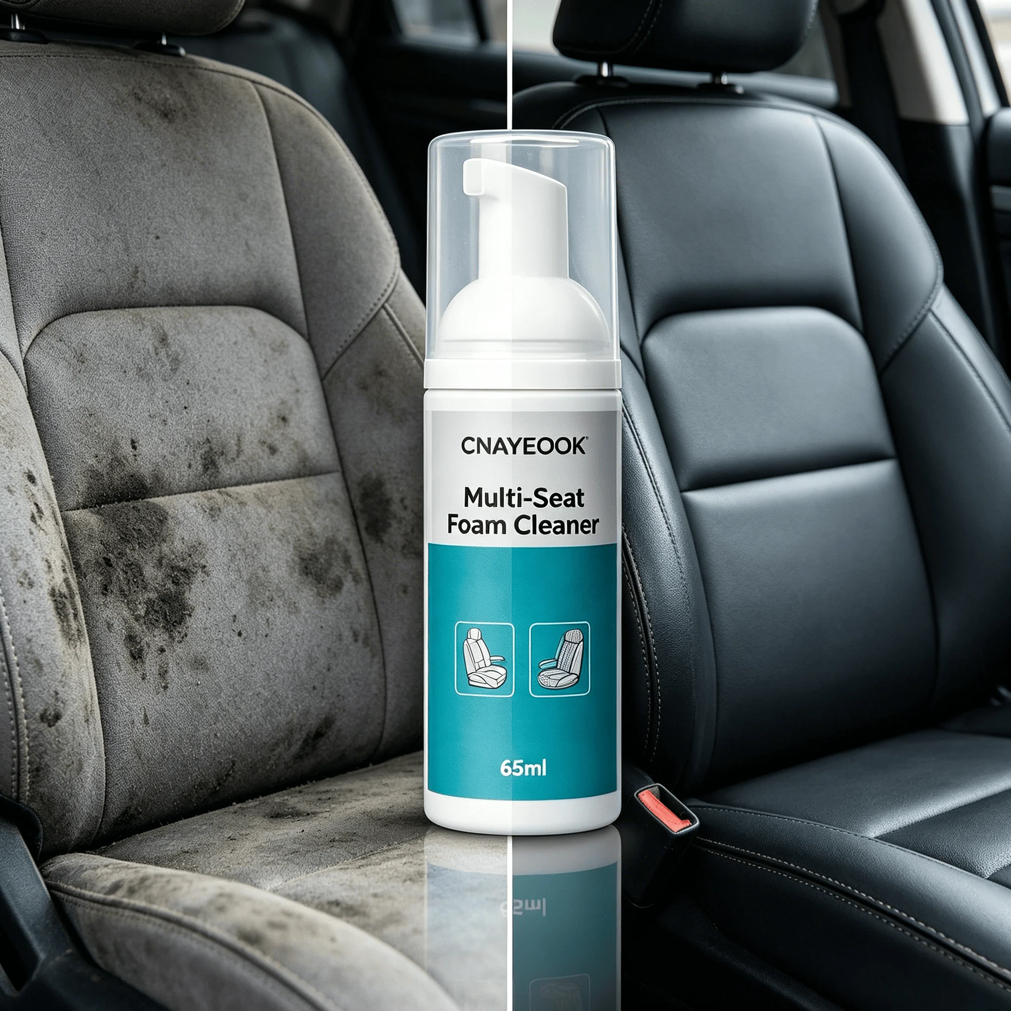 Gentle Plant-Based Waterless Dog Cat Shampoo Foam, No-Rinse Paw & Butt Cleaner, Moisturizing Deodorizing, Long-Lasting Fresh Sce