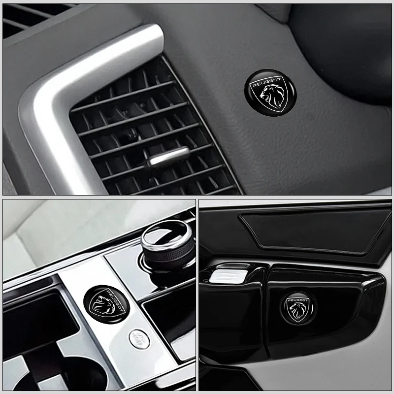 قفل باب السيارة ثقب المفتاح الغطاء الواقي ملصقات ثقب المفتاح الشارات اكسسوارات السيارات لبيجو 5008 408 308 2008 206 208 3008 2008 #3