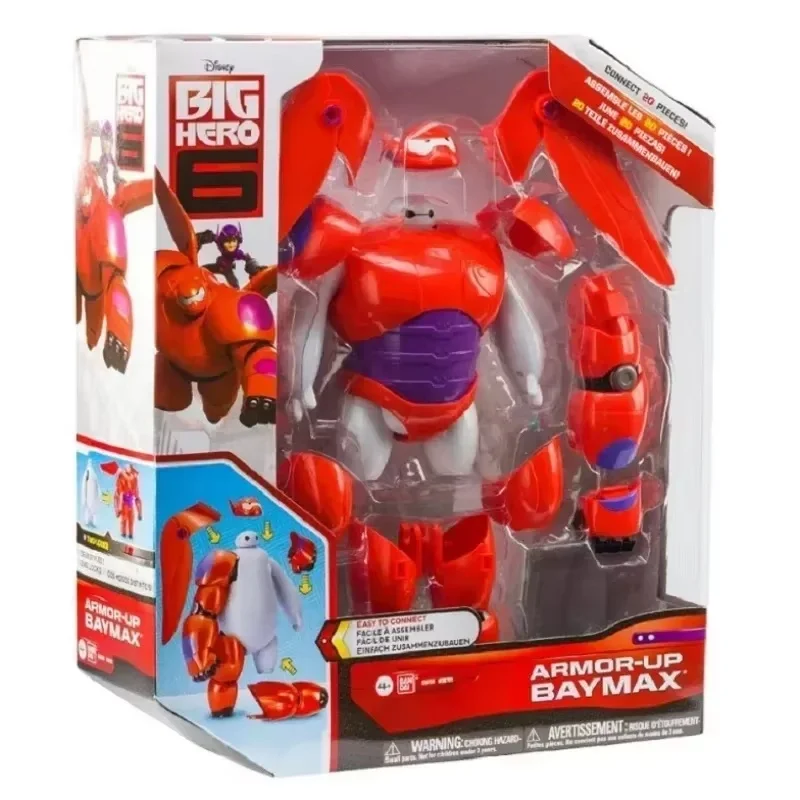 

Cartoon Baymax 18cm Big Hero 6 Plush Toy Soft Stuffed Animal Baymax Model Doll PVC Action Figure for Kids Birthday Gifts