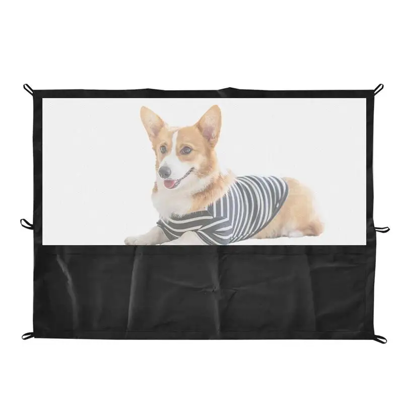 Mesh Net Dog Gate Pet Dog Barrier Fences Dog Safety Gate Car Net Barrier With Car Divider Storage Bag Pet Net Barrier Pet tools