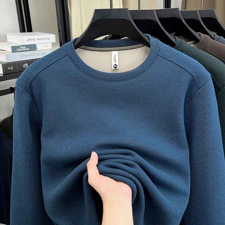 

Winter Knitted Sweater Ordinary Loose round Ne Youth Vitali Sle Knitwear Faionable Ci Walk Long Sve Regular Length