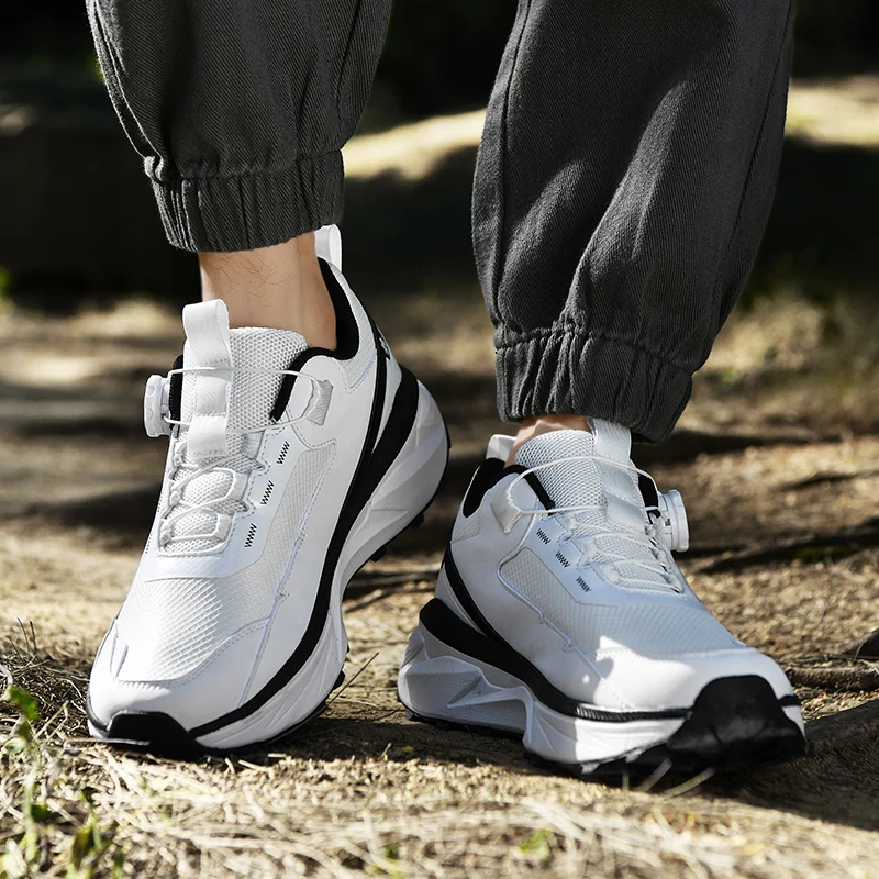 2026 Spring Hot Selling Simple Mens Sports Shoes Rebound Balance Running Shoes Wrapped Comfortable Breathable Walking Shoes
