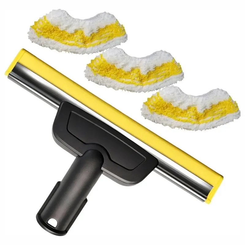 Boquilla para limpieza de ventanas A83G con paños de microfibra para Karcher SC1-SC5 CTK10 CTK20, limpieza de ventanas y espejos de vidrio