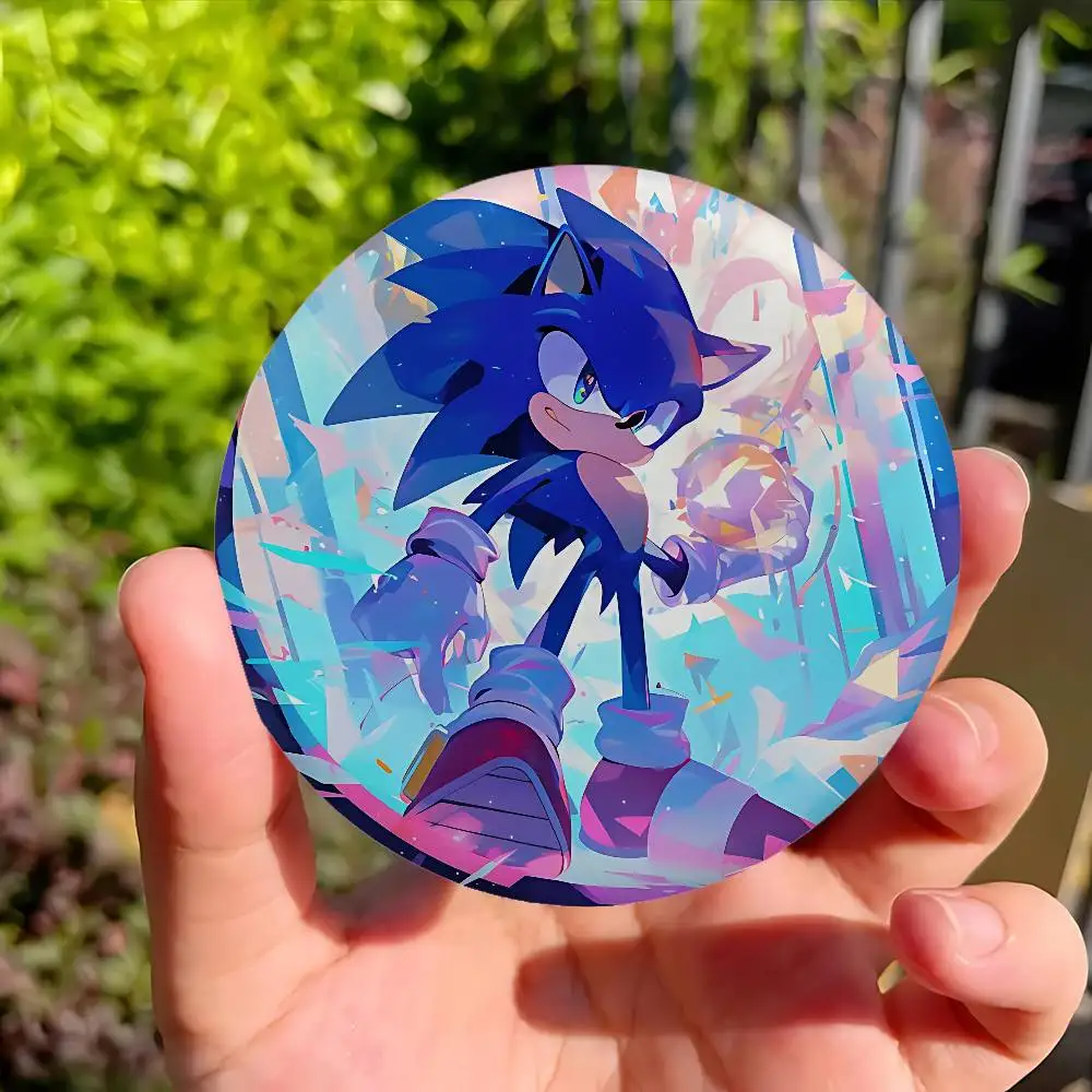 Anime S-Super-S-Sonics Badge Pins For Friend, Backpack, Clothing, Collectible Accessories, Jewelry Gift