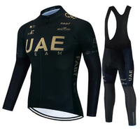 Uae Team Autumn Cycling Jersey Set Bicycle Sportwear MTB Maillot Ropa Ciclismo Road Bike Uniform Long Sleeve Bicicleta Clothing