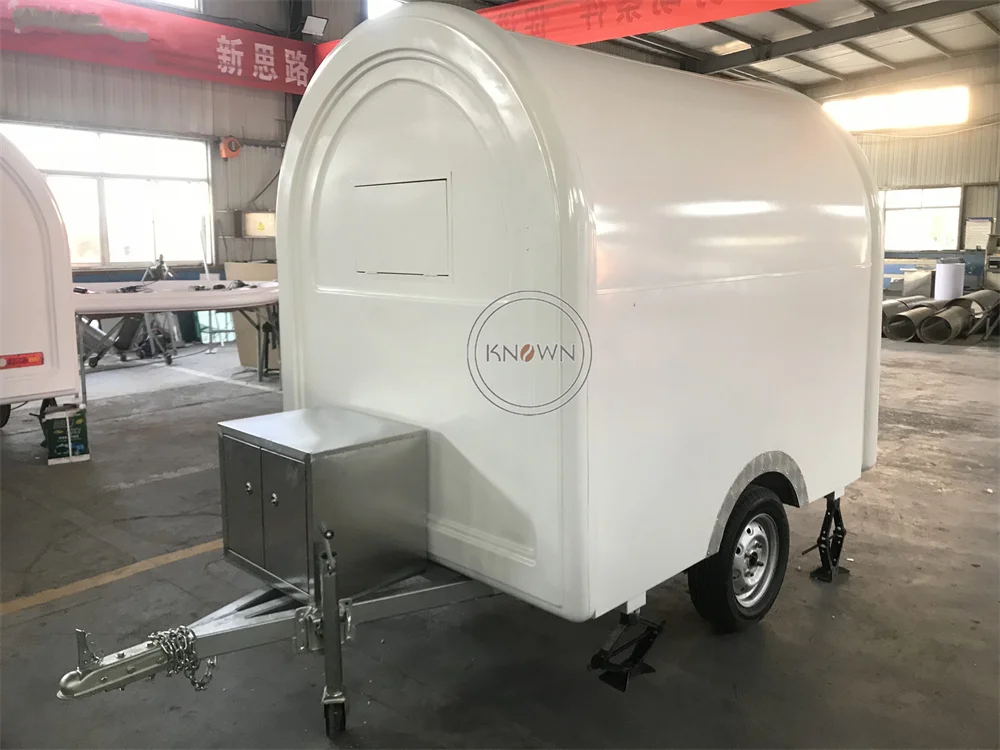 Food Truck Trailer Concession Snack Coffee Cart Street Mobile Kitchen Ice Cream Juice Kiosk Custom Food Truck