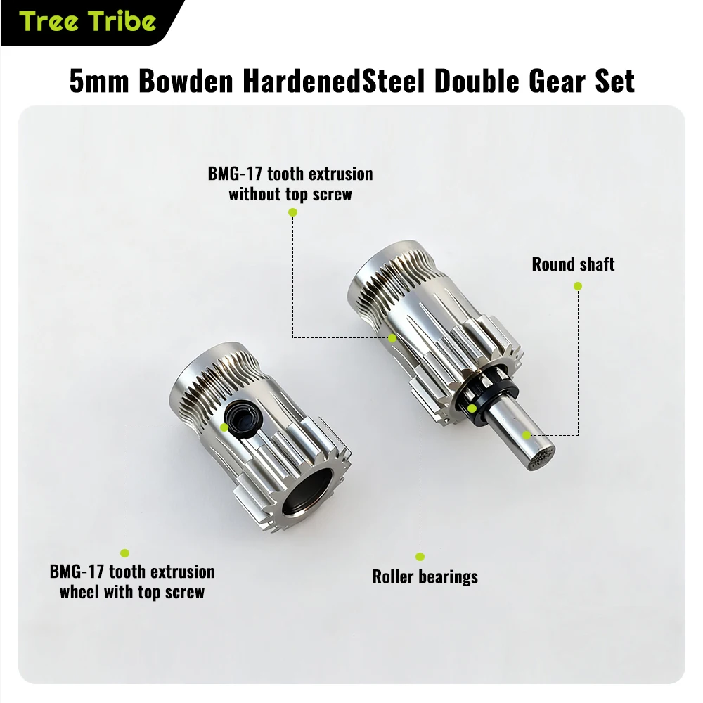 شجرة القبيلة AMS BMCU 370C إصلاح أجزاء هوائي موصل والعتاد عدة 370C الربيع عدة 5 مللي متر المزدوج محرك والعتاد البلاستيك والعتاد 5mTube PTFE