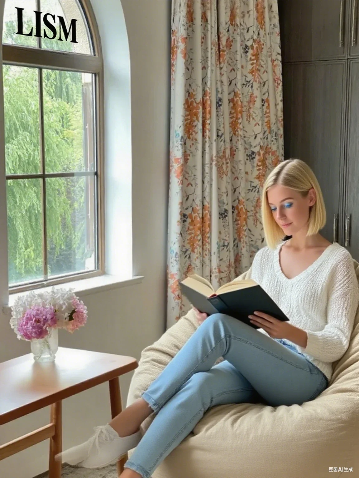 

American Retro Rural Floral Printing Thickened Cotton Linen Curtains for Bedroom Living Room French Window Customized Finished