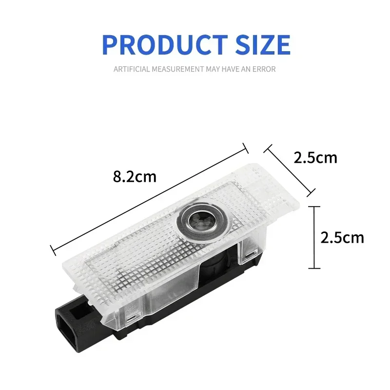 2 قطعة ثلاثية الأبعاد LED باب السيارة شعار أضواء العارض الليزر شبح الظل مصباح ل ألفا روميو 159 جوليا جوليتا ميتو بريرا العنكبوت 147 156