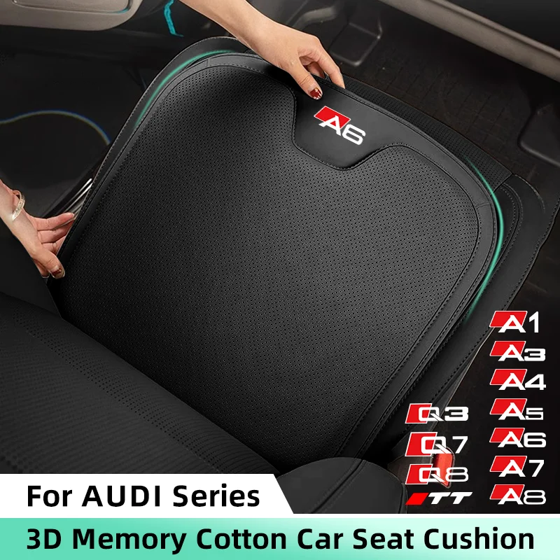

Leather Car Seat Cover Breathable and Non-slip Front Auto Seat Cushion Protector Mat for AUDI A1 A3 A4 A5 A6 A7 A8 Q3 Q7 Q8 TT
