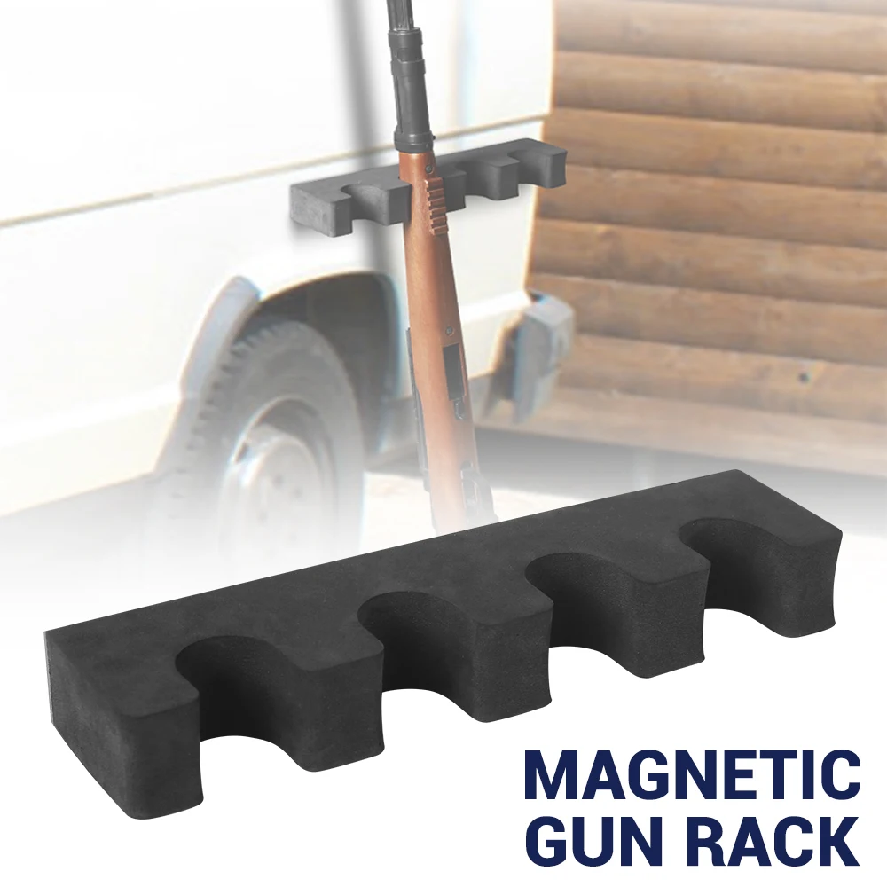 Magnetic Foam Gun Rack Rifles Rack Shotgun Wall Mount Gun Holder Rifle Holder Hunting Gun Safe Accessory for Gun Storage Airsoft