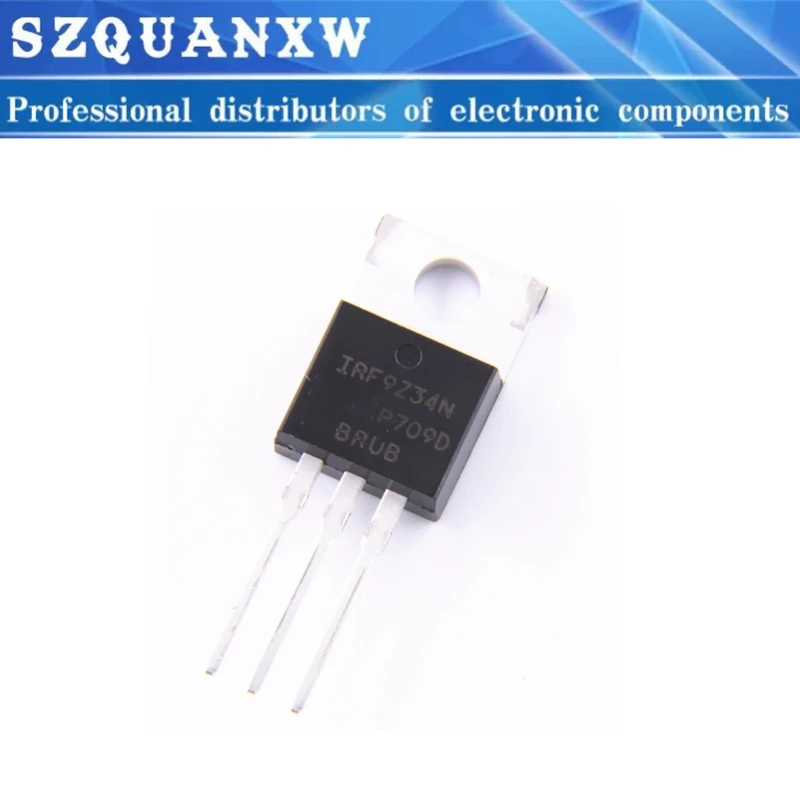 10PCS IRF9Z34N IRF9Z34 TO-220 TO220 IRF9Z34NPBF MOS FET ทรานซิสเตอร์ใหม่เดิม