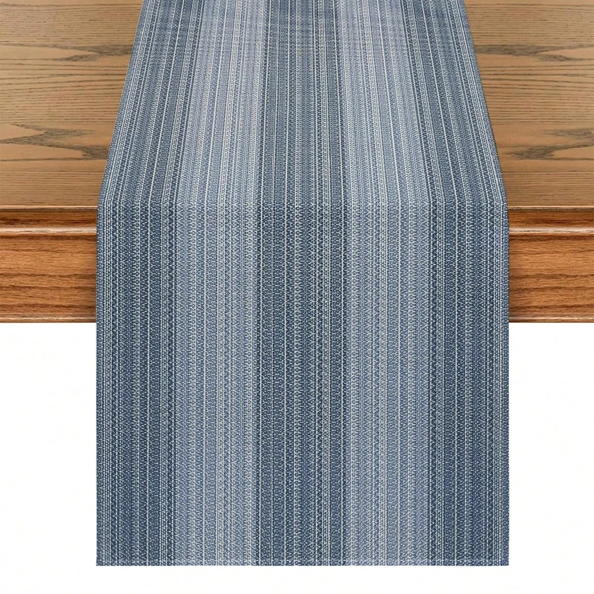 1PC Faux Linen Table Runner, Washable, Vintage Modern Decor for Dining & Coffee Table, Wedding Party
