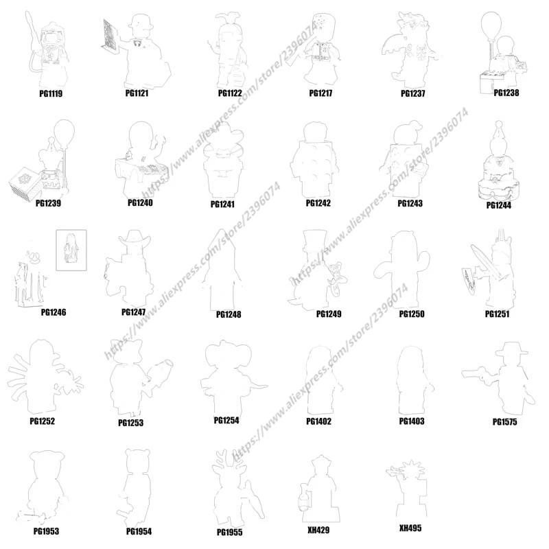 만화 영화 TV 애니메이션 모델 액션 피규어 시리즈-072 PG1119 PG1121 PG1122 PG1217 PG1237 PG1238 PG1239 PG1240 PG1241 PG1242