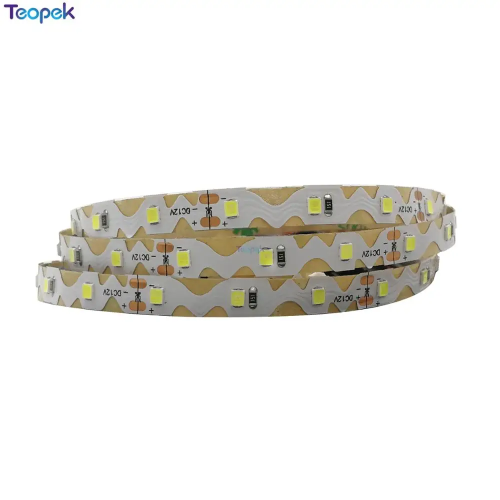 

2835 S Shape LED Strip 60LED/m DC12V Flexible Free Bending LED Tape Light For Channel Letter 10m/Lot