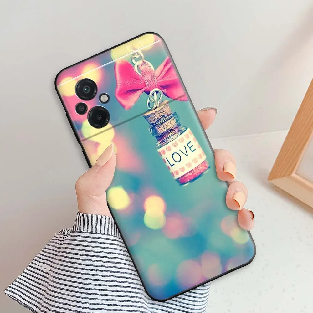 For Xiaomi Poco M5 Case Soft Silicone Black TPU Protective Cases For Xiaomi POCO M 5 POCOM5 Marble Cover Poco M5 Fundas Coque