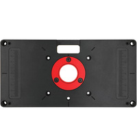 Aluminium Universal Router Insert Plate for Router Trimmers With Pre-drilled Holes 70x62mm