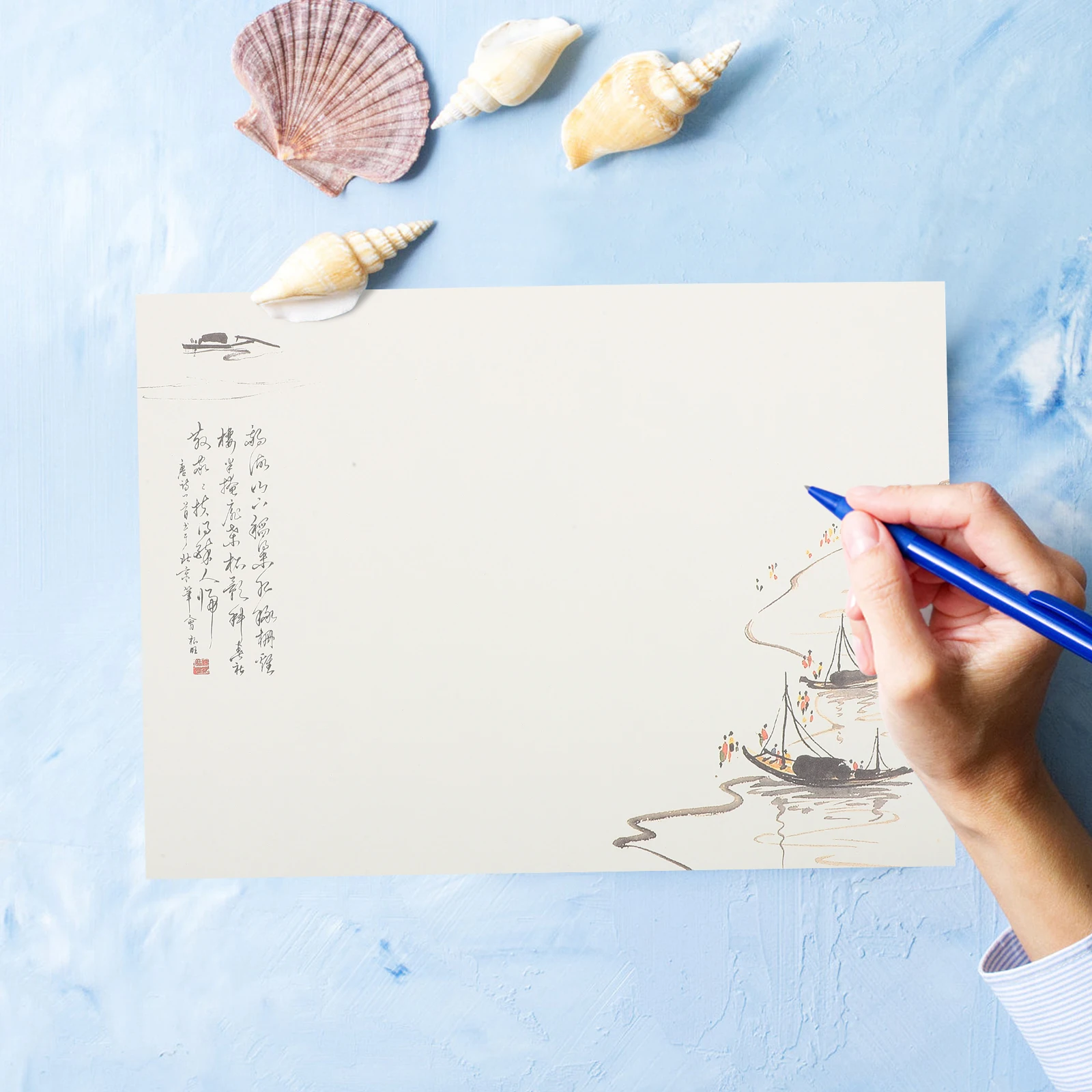 

10 компл., винтажная бумага для писем, креативный пустой свиток для заметок, поздравлений, стихи, тексты, декоративные канцелярские принадлежности, письменные принадлежности