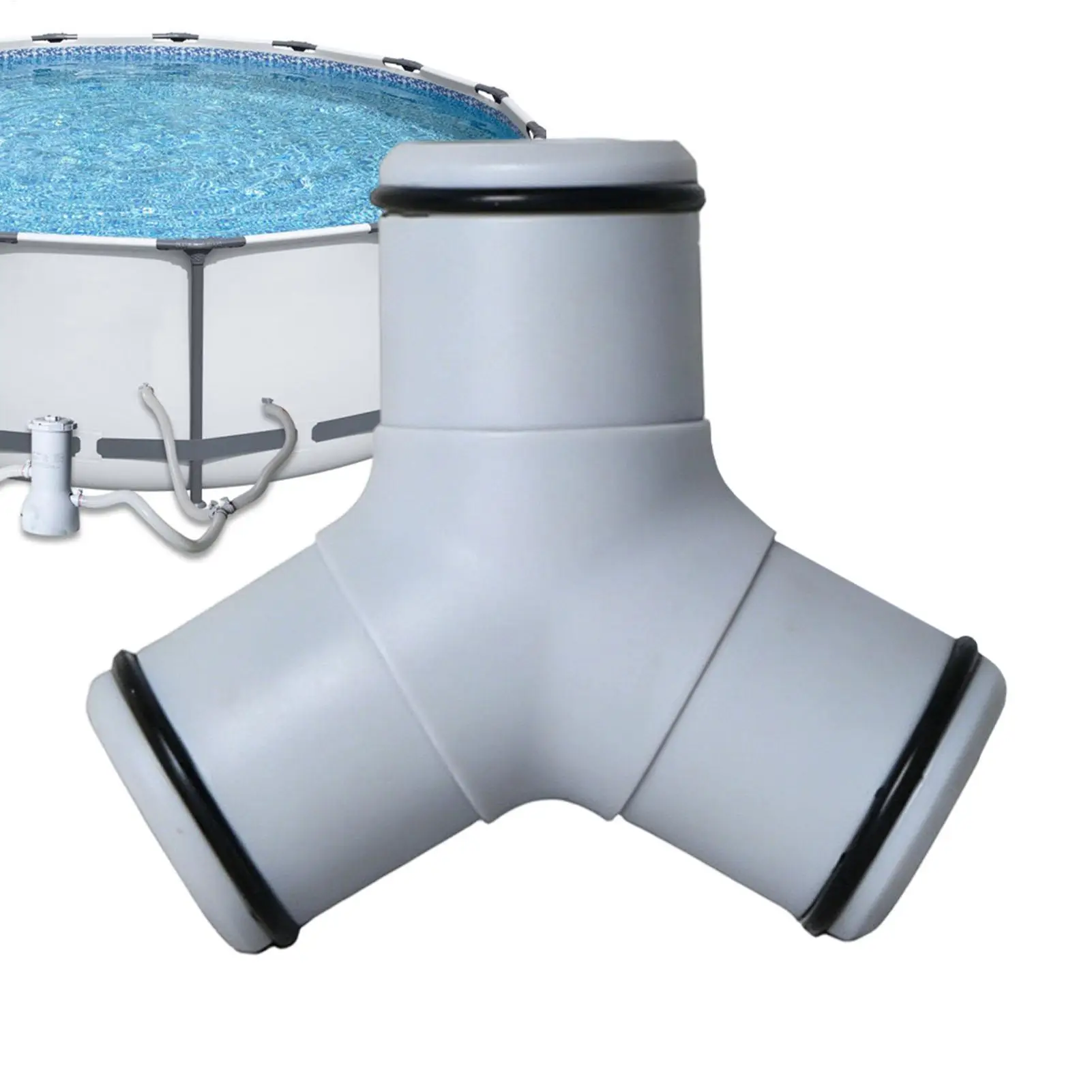 3-Way Heavy Duty Pool Hose Splitter Leakproof Universal Adapter for Pump, Corrosion-Resistant Y Connector for Pools Spas Garden