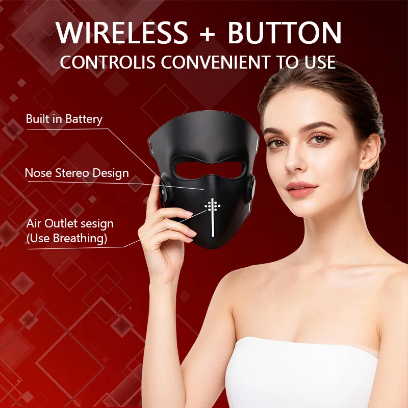 مكتبة ذكية EYCO نمط مخصص مجاني للضوء 850nm NIR كامل الوجه الفوتون وظيفية كوريا لقناع الوجه Led ضوء T #5