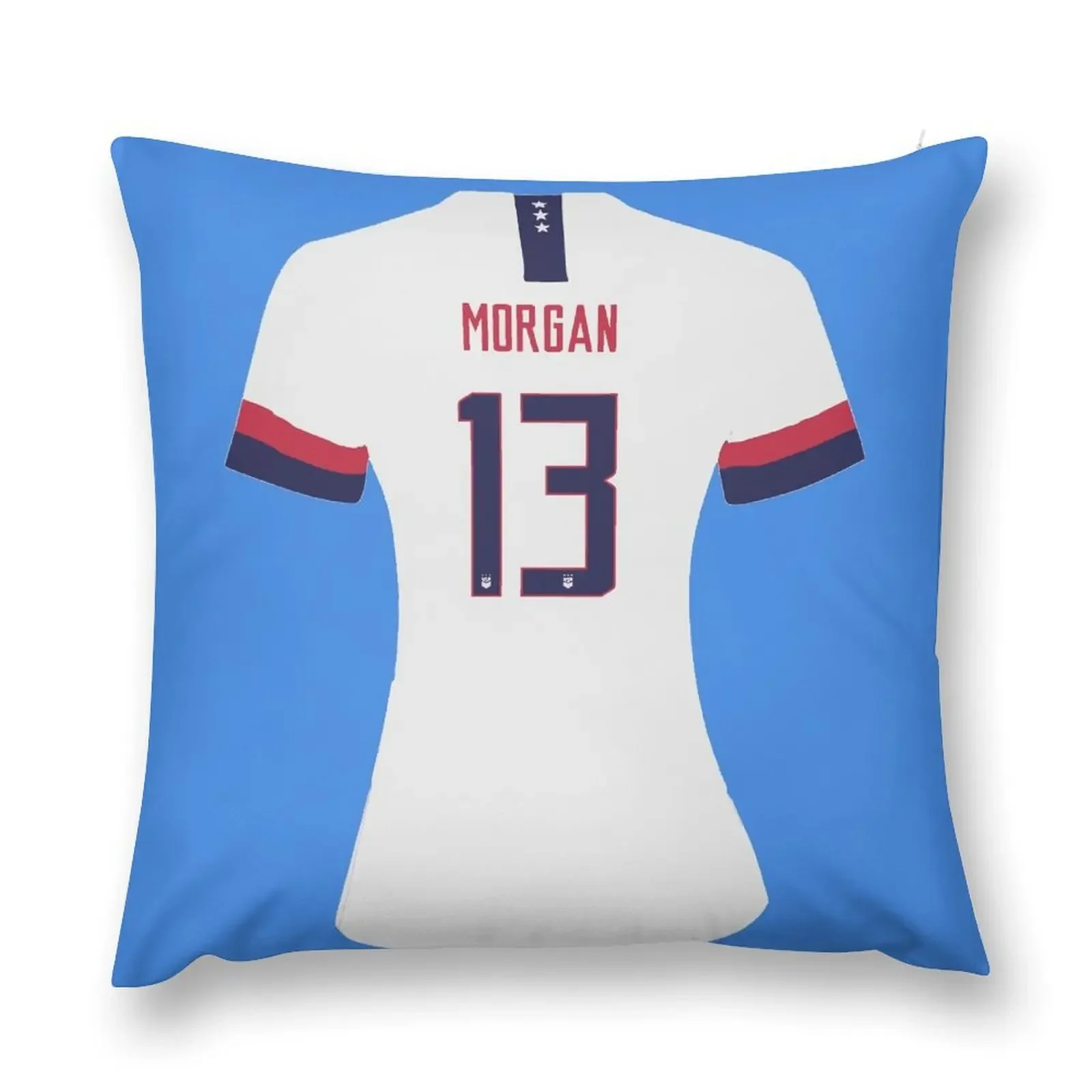 Alex Morgan USA - #13 Jersey Throw Pillow Plaid Sofa luxury home accessories pillow