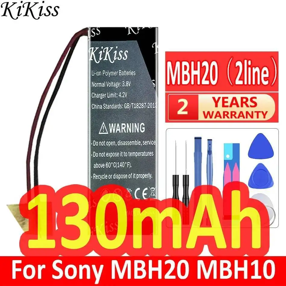 MBH20 AHB371030 2-линейный безопасный аккумулятор для наушников Sony MBH10 Bluetooth Handfree 130 мАч