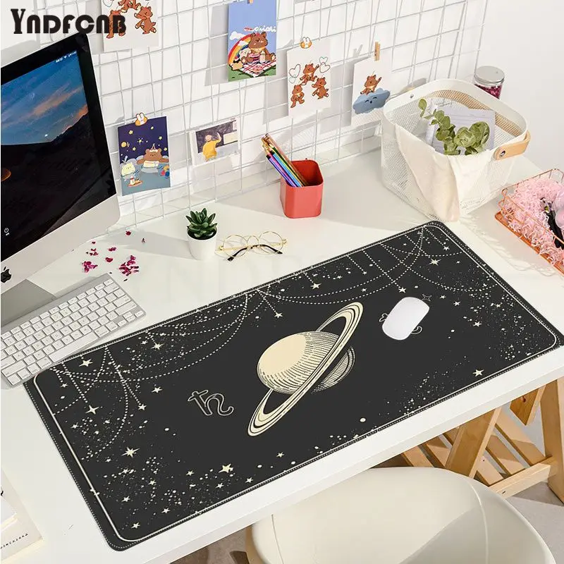 Maan Zon Planeet Grote Xxl Speed Versie Spel Computer Toetsenbord Kantoortafel Mat Gaming Muismat Voor Pc Gamer Mousemat